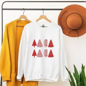 Christmas Tree sweater, Ugly christmas sweater, Oversized sweatshirt, lo…